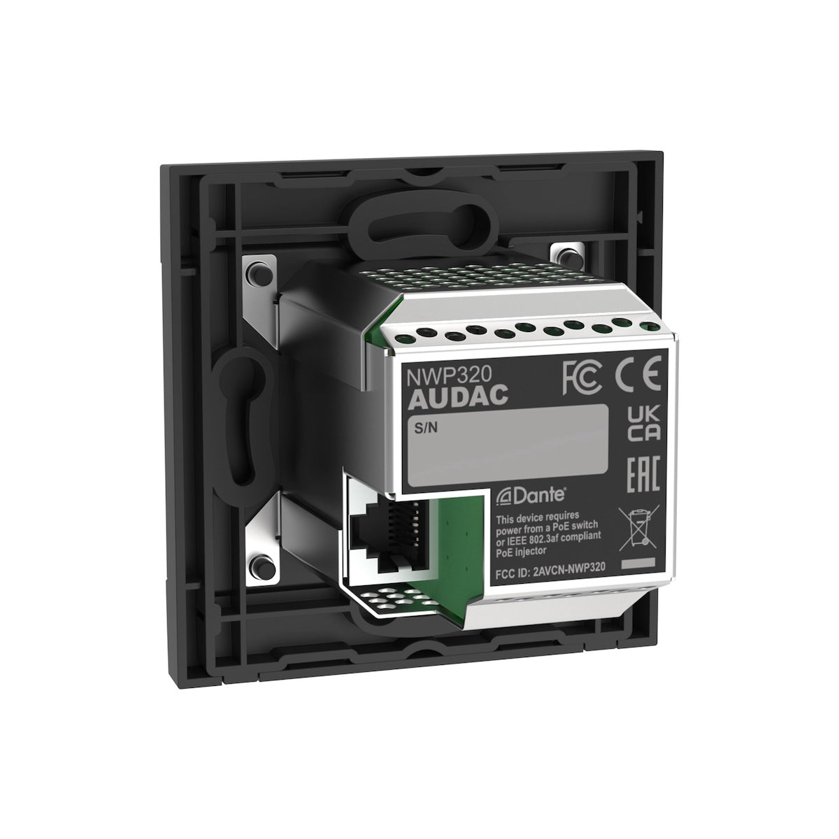 NWP320 inputpaneel