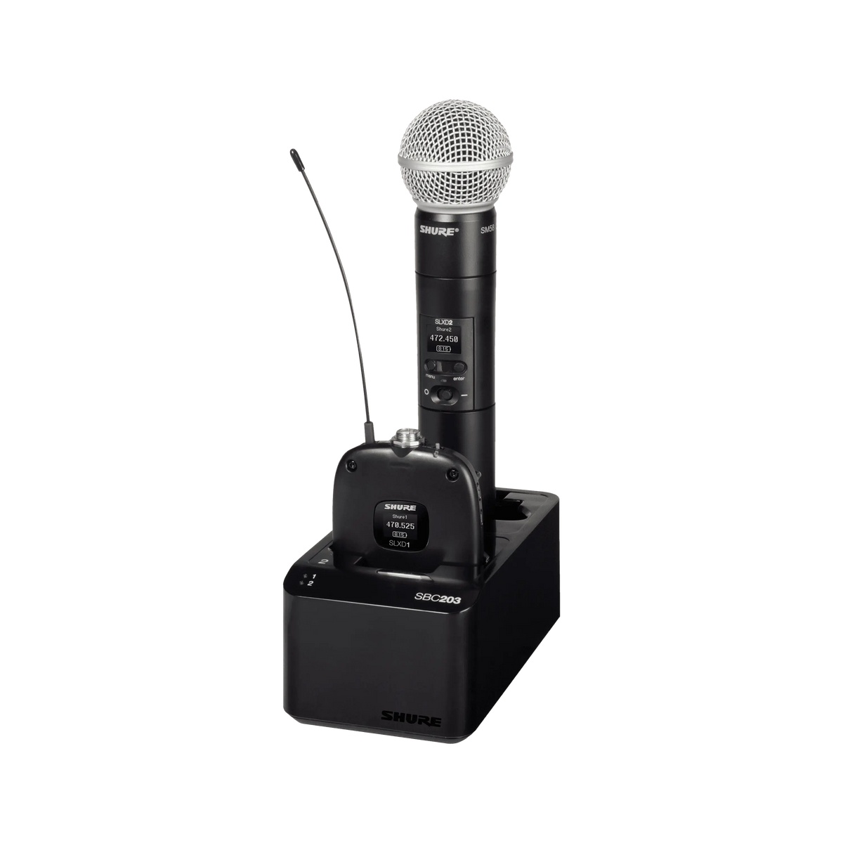 SBC203-E dubbele acculader