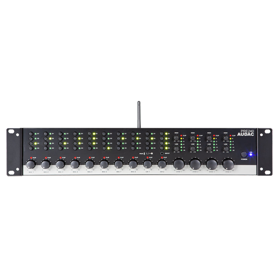 PRE-240 mixer met 4 zones