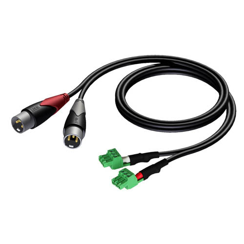CLA834 kabel phoenix-XLR male